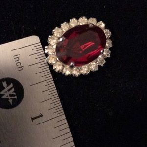 Jewelry - Ruby rhinestone earrings Jewelry - Ruby rhinestone earrings